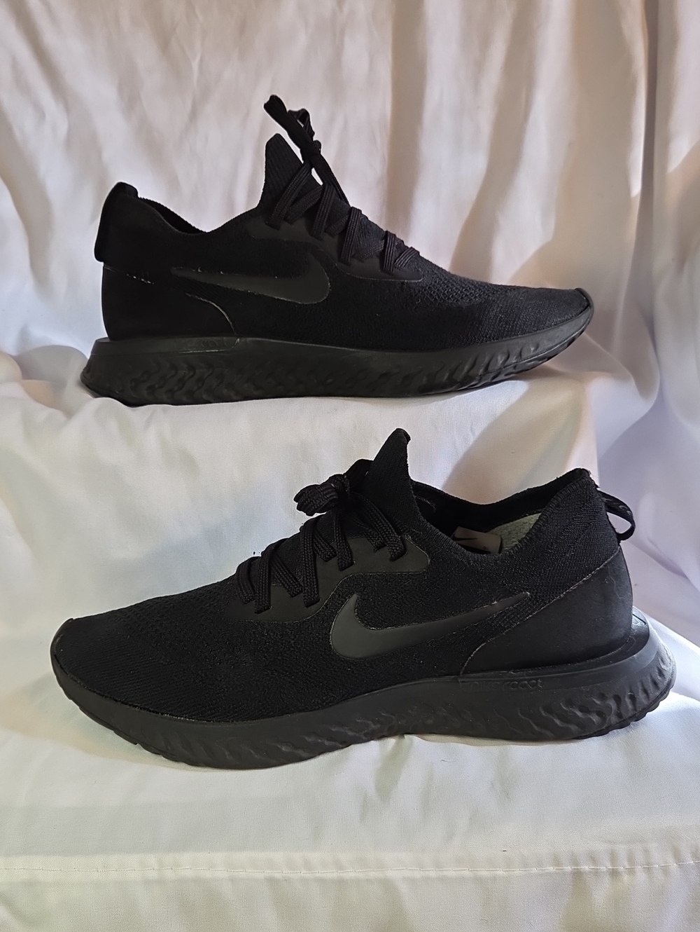 Black Nike Epic React Flyknit Running Shoes